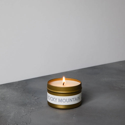 The Roosevelts Candle Co. Rocky Mountain Travel Candle