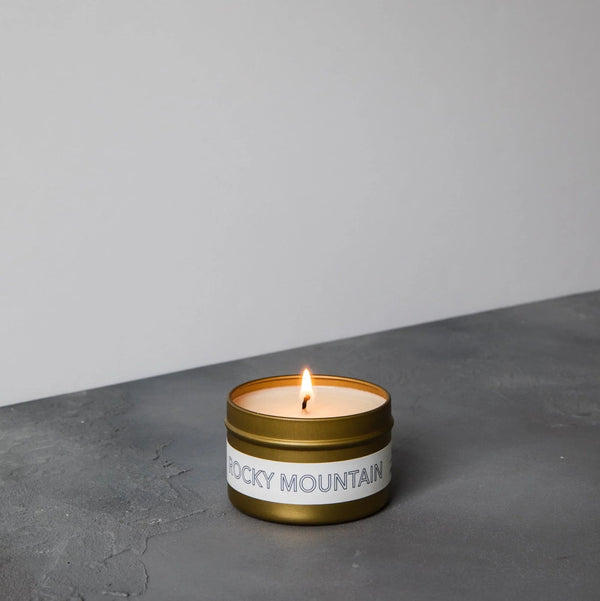 The Roosevelts Candle Co. Rocky Mountain Travel Candle