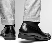 Zelli Italia 15-400-BLK ROMA Hand Burnished Calfskin Penny Loafer Black