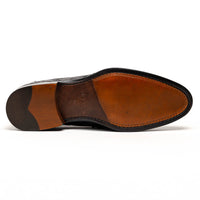 11-201-BKM ROMA Crocodile Penny Loafer, Black Zelli Italia