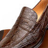 11-201-CGM ROMA Crocodile Penny Loafer, Cognac Zelli Italia