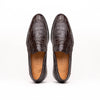 11-201-NIC ROMA Crocodile Penny Loafer, Nicotine Zelli Italia