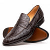 11-201-NIC ROMA Crocodile Penny Loafer, Nicotine Zelli Italia