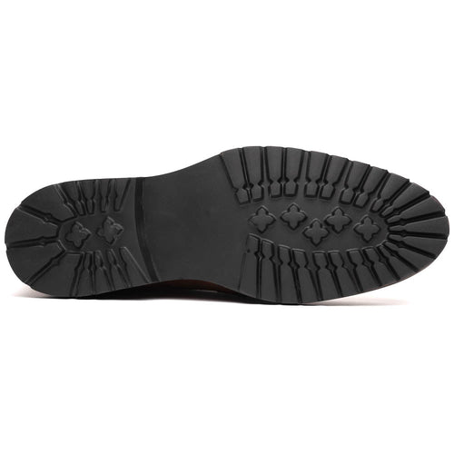 Zelli Italia 16-657-TOB ROMA Italian Suede Penny Loafers Tobacco