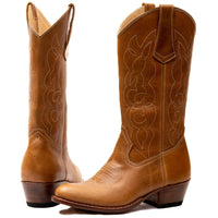 Custom Round Toe Cowgirl Boots Atitlan Leather