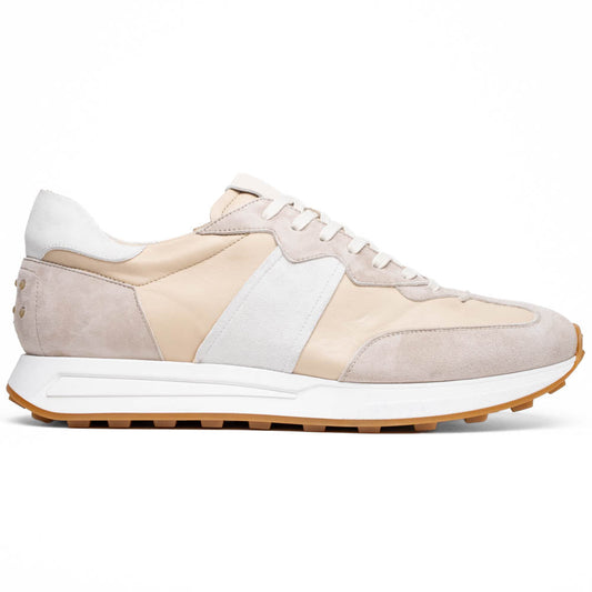 Zelli Italia Zelli Italia 66-265-TPE ROXI Suede & Calfskin Sneaker, Taupe