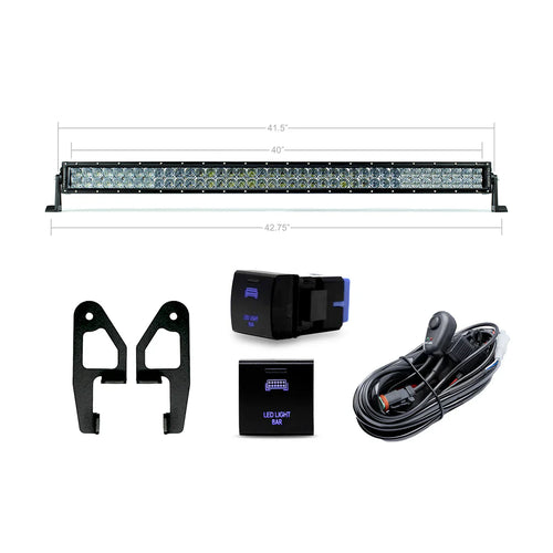 Premium Roof Rack Front Light Bar Kit For Toyota Tacoma 2024+ OffRoadUSA.com