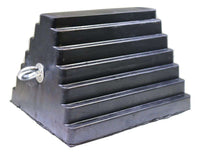9 Pound Rubber Wheel Chock  | WC RatchetStrap.Com