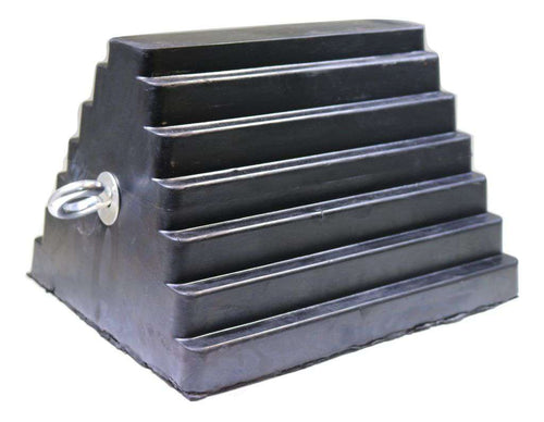 9 Pound Rubber Wheel Chock  | WC RatchetStrap.Com