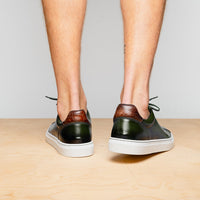 Zelli Italia 65-201-OLV RUSSO Burnished Italian Calfskin - Olive