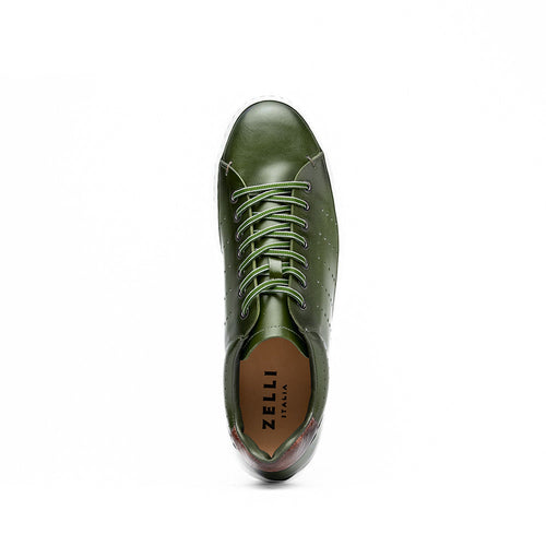 Zelli Italia 65-201-OLV RUSSO Burnished Italian Calfskin - Olive