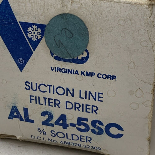Low Price for All Low Price for All Virginia KMP AL 24-5SC Suction Line Filter Drier