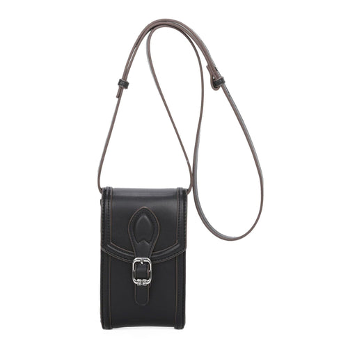 Sam Edelman Women's Greta Flap Top Phone Crossbody Handbag, Black EasyOptionXY LLC