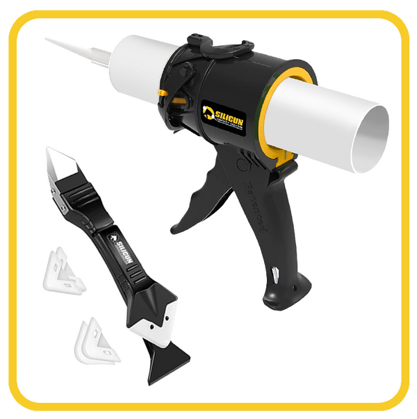 SILIGUN™ Classic Compact 4" Caulking Gun - Scarper Kit SILIGUN™