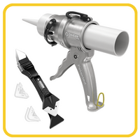SILIGUN™ PRO Compact 24:1 Caulking Gun - Scraper Kit SILIGUN™