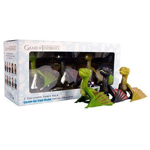 ToyShnip SDCC 2019 - Game of Thrones Young Dragons GITD 3-Inch Titan Vinyl