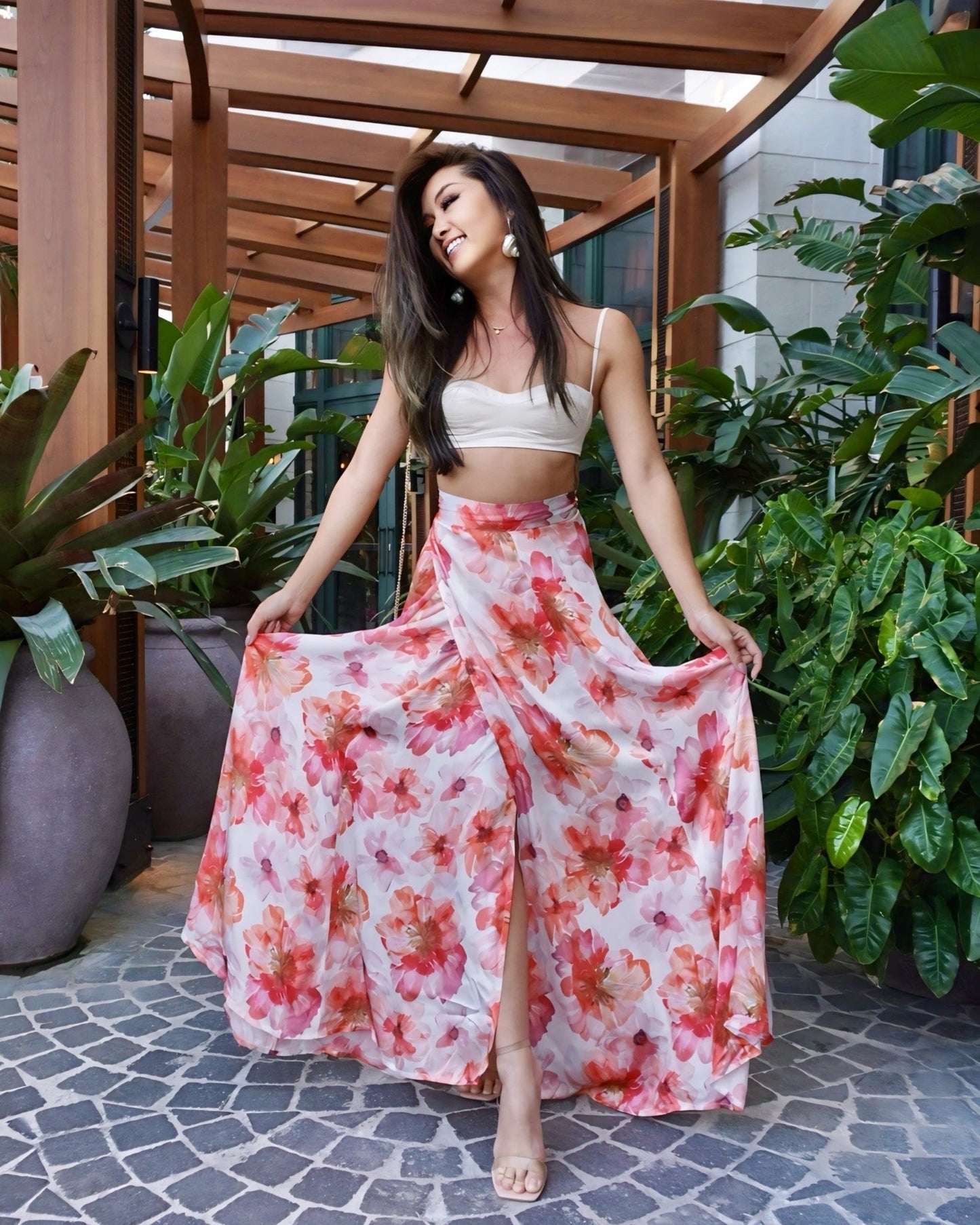 Baliawear Baliawear Show Skirt - Sunset Bloom