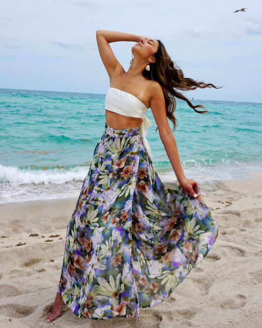 Baliawear Baliawear Show Skirt - Magnolia Bloom