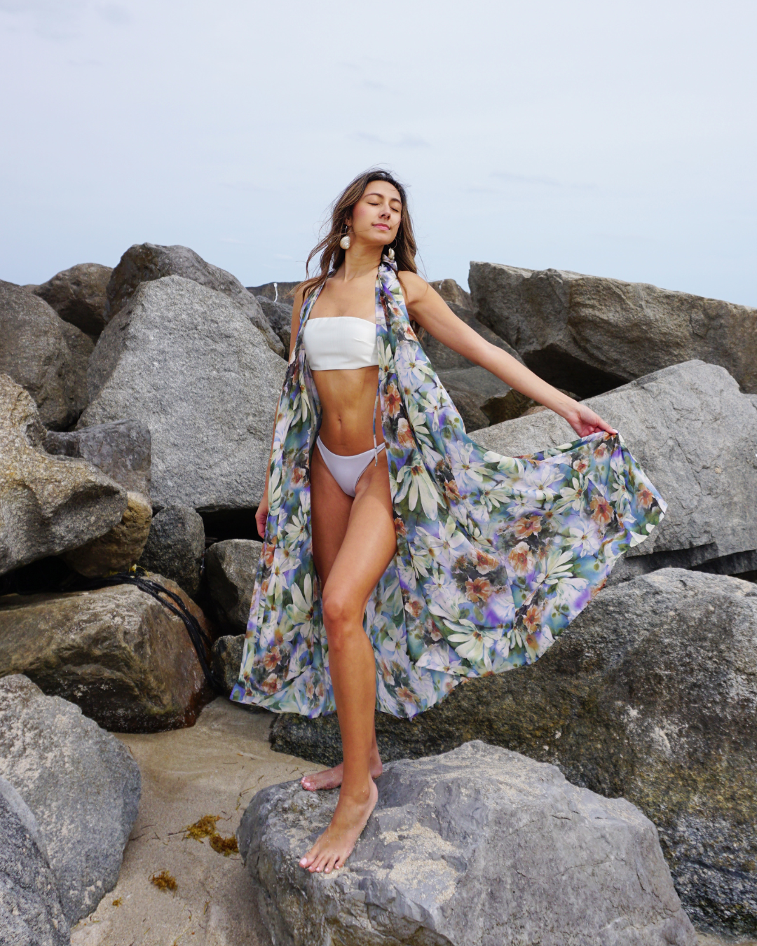 Baliawear Baliawear Show Skirt - Magnolia Bloom