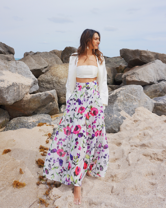 Baliawear Baliawear Show Skirt - Rose Bloom