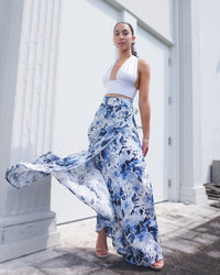 Show Skirt - Sapphire Bloom Baliawear