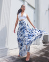 Show Skirt - Sapphire Bloom Baliawear