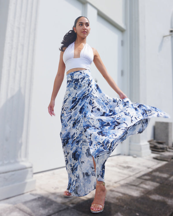 Show Skirt - Sapphire Bloom Baliawear