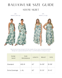 Baliawear Baliawear Show Skirt - Sunset Bloom