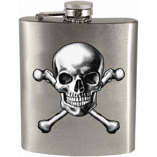 ToyShnip ToyShnip Skull and Crossbones 7oz. Hip Flask