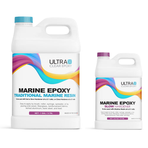 Slow Marine Epoxy Kit UltraClear Epoxy