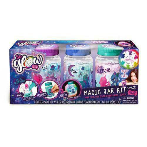 ToyShnip ToyShnip So Glow DIY - 3 Pack Mini Jar - Blue/Purple/Teal