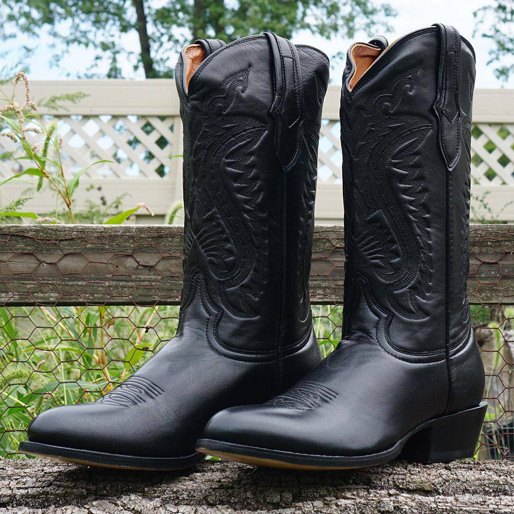 Soto Boots Cowboy Dress Boots | Mens Classic Round-Toe Boots (H7001)