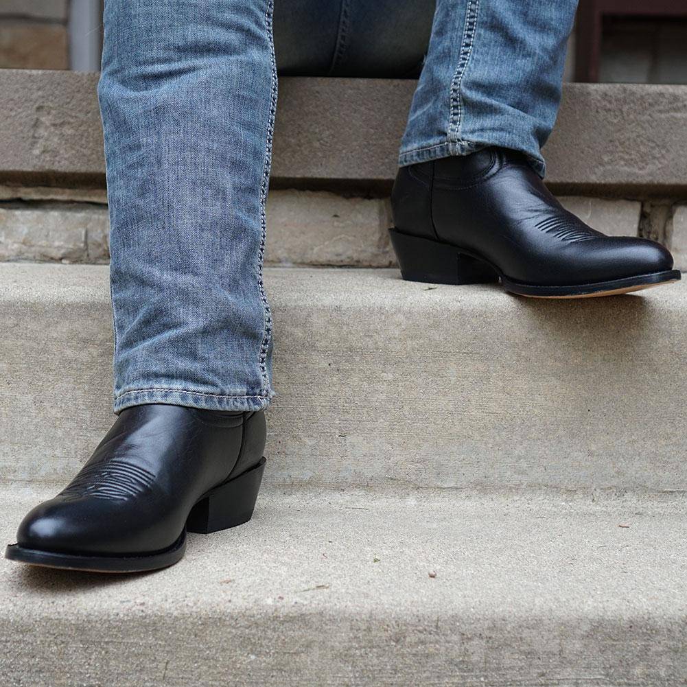 Soto Boots Cowboy Dress Boots | Mens Classic Round-Toe Boots (H7001)