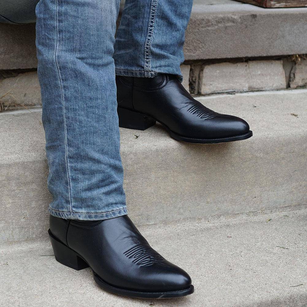 Soto Boots Cowboy Dress Boots | Mens Classic Round-Toe Boots (H7001)