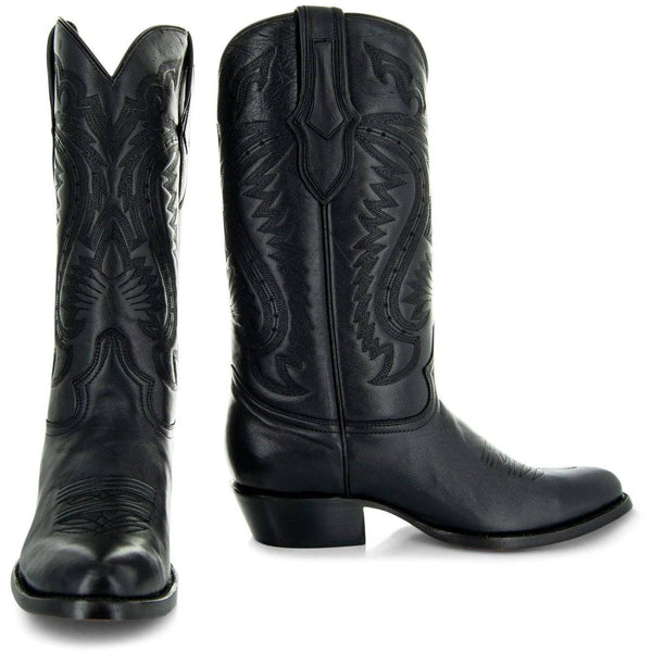 Soto Boots Cowboy Dress Boots | Mens Classic Round-Toe Boots (H7001)