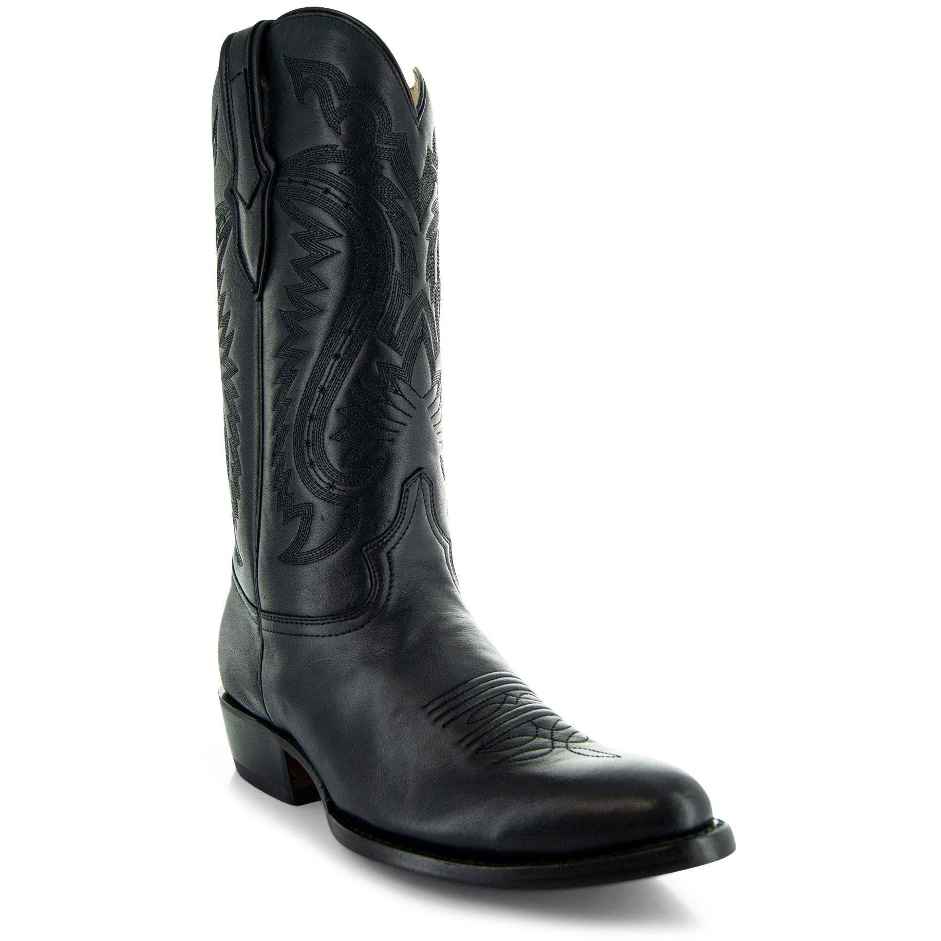 Soto Boots Cowboy Dress Boots | Mens Classic Round-Toe Boots (H7001)