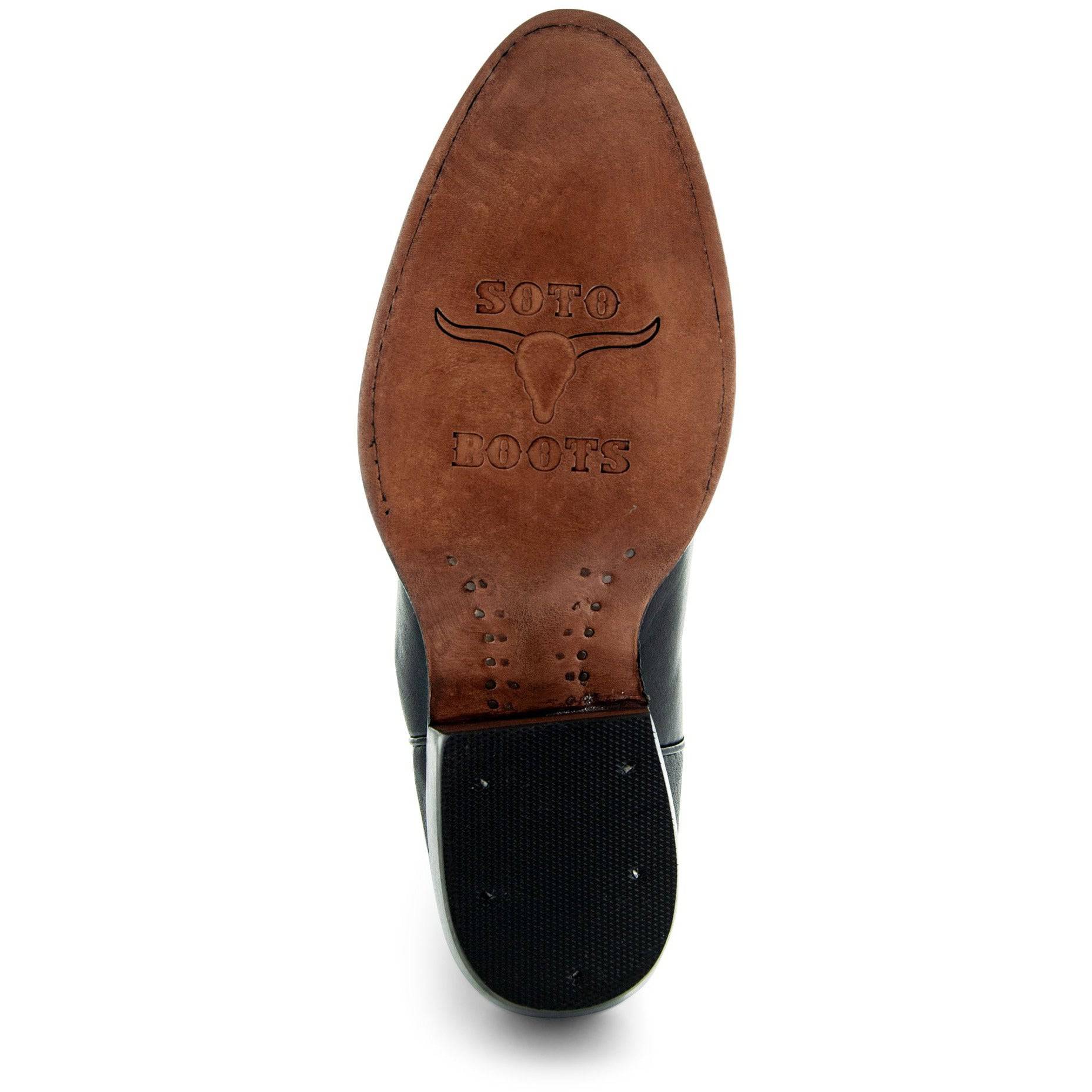 Soto Boots Cowboy Dress Boots | Mens Classic Round-Toe Boots (H7001)