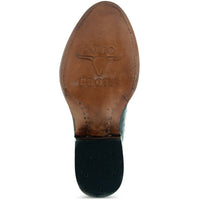 Soto Boots Soto Boots Men's Black Ostrich Print Cowboy Boots (H7002)