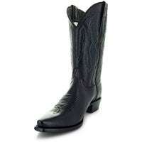 Soto Boots Men's Snip Toe Cowboy Boots Black (H50030) | Soto Boots