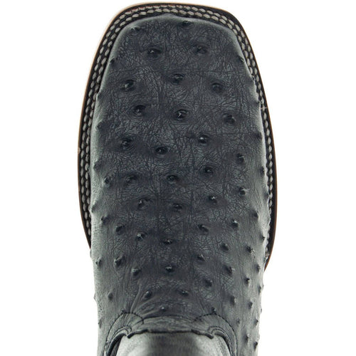 Soto Boots Soto Boots Mens Out of the Wild Black Ostrich Print Boots H50031