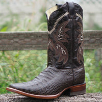 Soto Boots Soto Boots Brown Caiman Belly Print Men's Cowboy Boots H4001