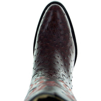 Soto Boots Soto Boots Men's Brown Ostrich Print Cowboy Boots (H7002)