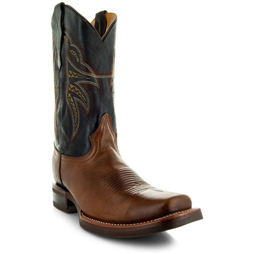 Soto Boots Soto Boots Miel Square Toe Leather Cowboy Boots H4002