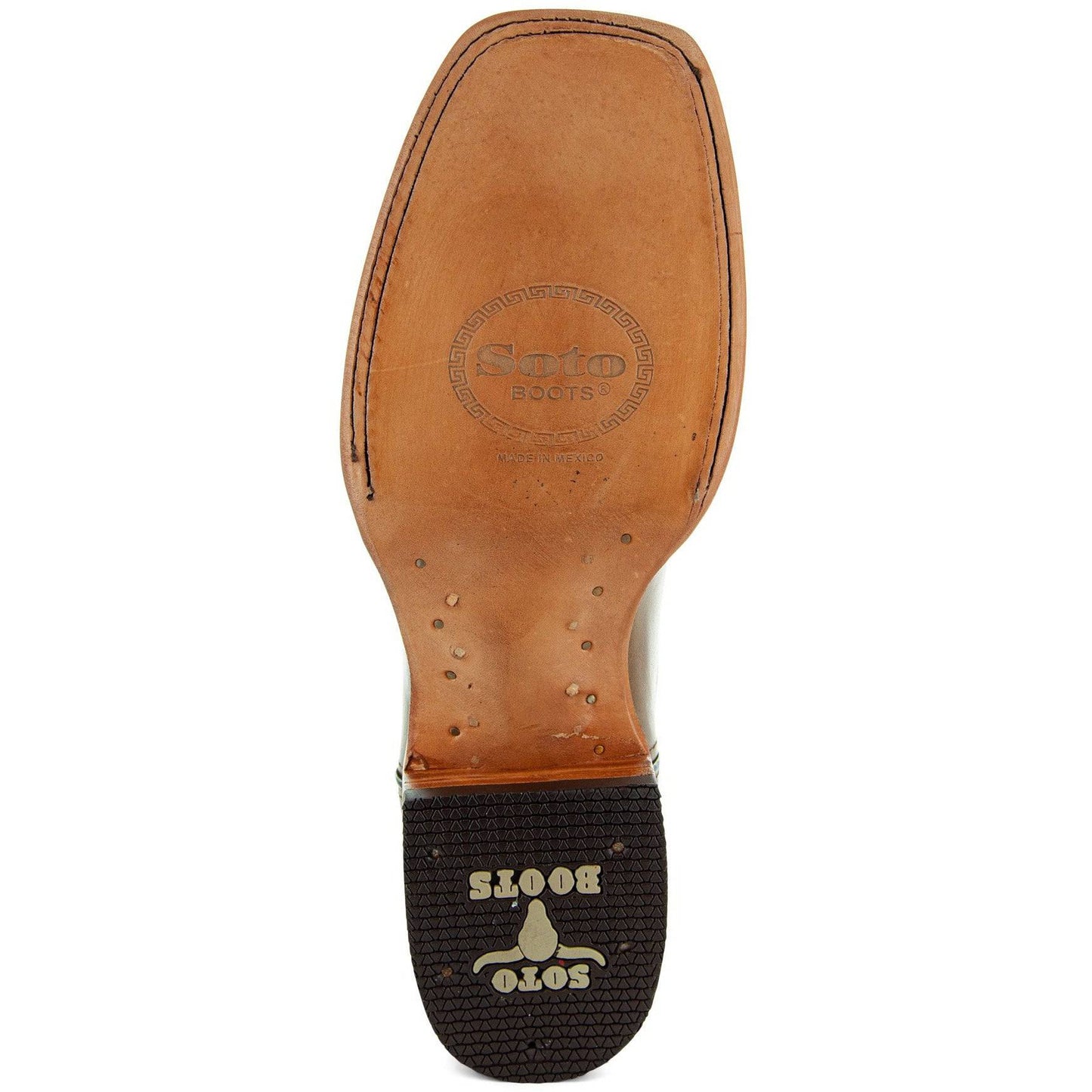 Soto Boots Broad Square Toe Cowboy Boots | Men's Broad Toe Boots (H50028)