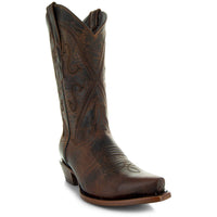 Soto Boots Cheyenne Cowgirl Boots | Women's Snipped Toe Leather Boots (M50041)