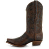 Soto Boots Cheyenne Cowgirl Boots | Women's Snipped Toe Leather Boots (M50041)