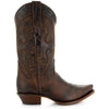 Soto Boots Cheyenne Cowgirl Boots | Women's Snipped Toe Leather Boots (M50041)