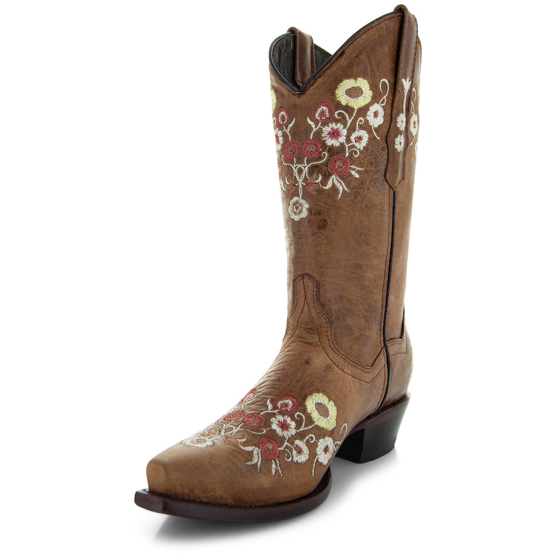 Soto Boots Women's Snipped Toe Western Boots | Floral Showstopper Cowgirl Boots