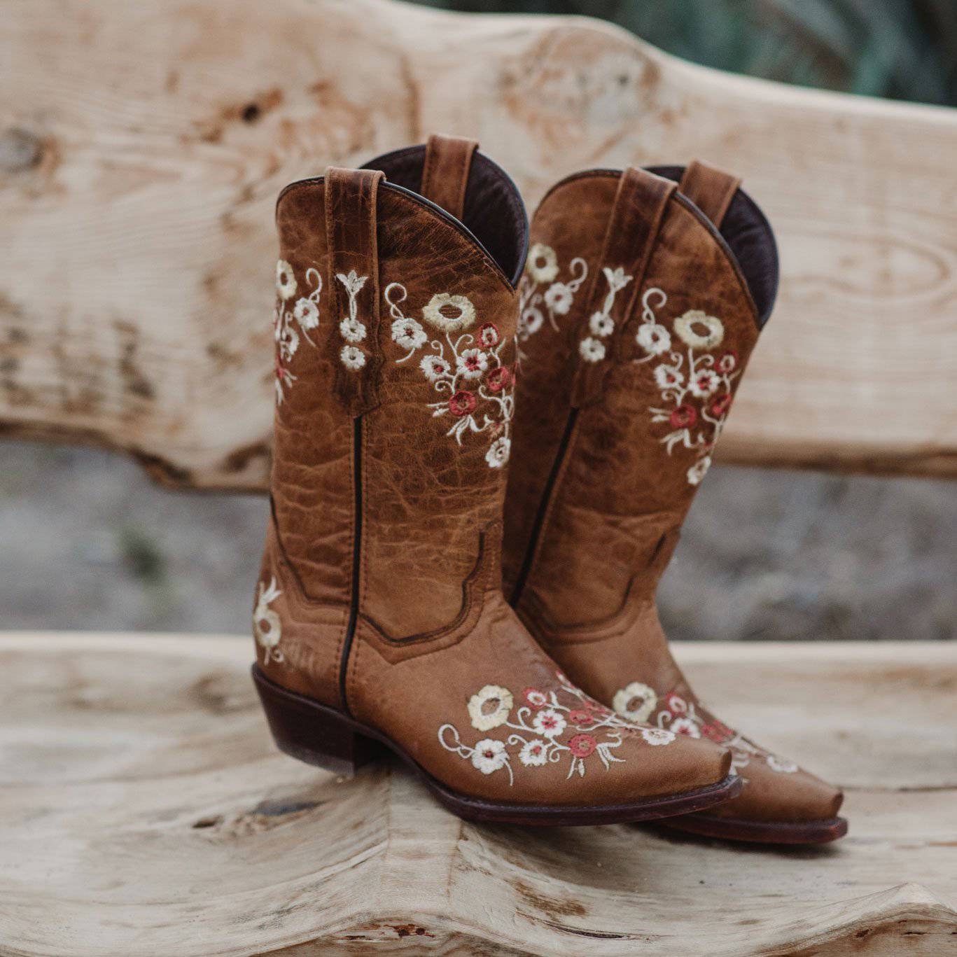 Soto Boots Women's Snipped Toe Western Boots | Floral Showstopper Cowgirl Boots