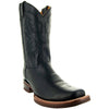 Soto Boots Soto Boots Black Square Toe Leather Cowboy Boots H4002